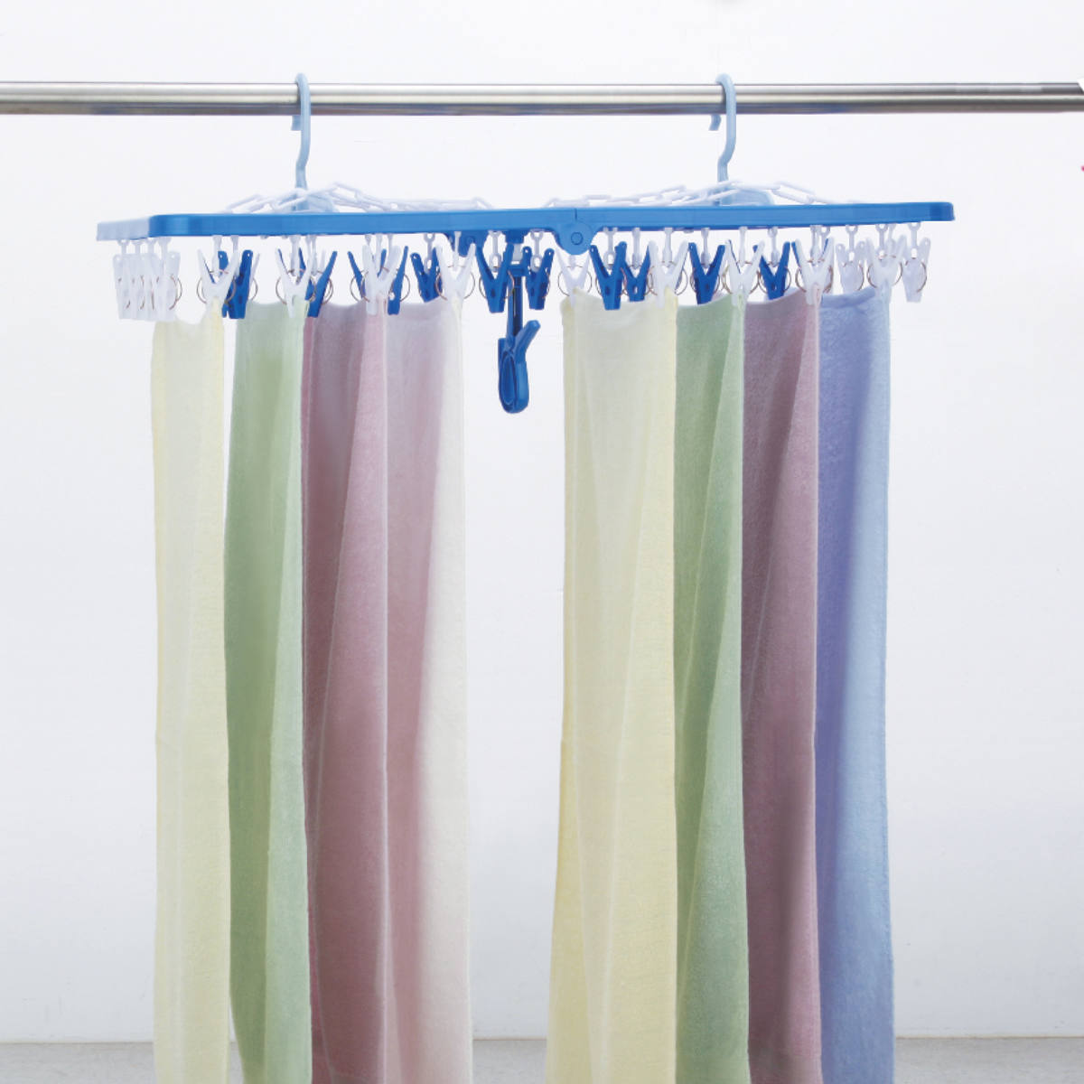 角ハンガー 40ピンチ （ 洗濯 ハンガー ピンチハンガー 洗濯ピンチ 折り畳み 折りたたみ ピンチ 低竿 ）