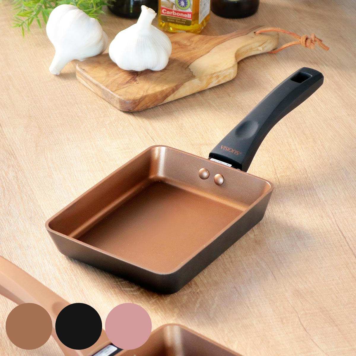 �ʎq�Ă��� 13cm×18cm IH�Ή� VISIONS GOLD Coating ���Ă� �t���C�p�� �i �K�X�ΑΉ� �I�[���M���Ή� ���Ă��� �ʎq�Ă��t���C�p�� �����w��OK �ӂ��f���H �j