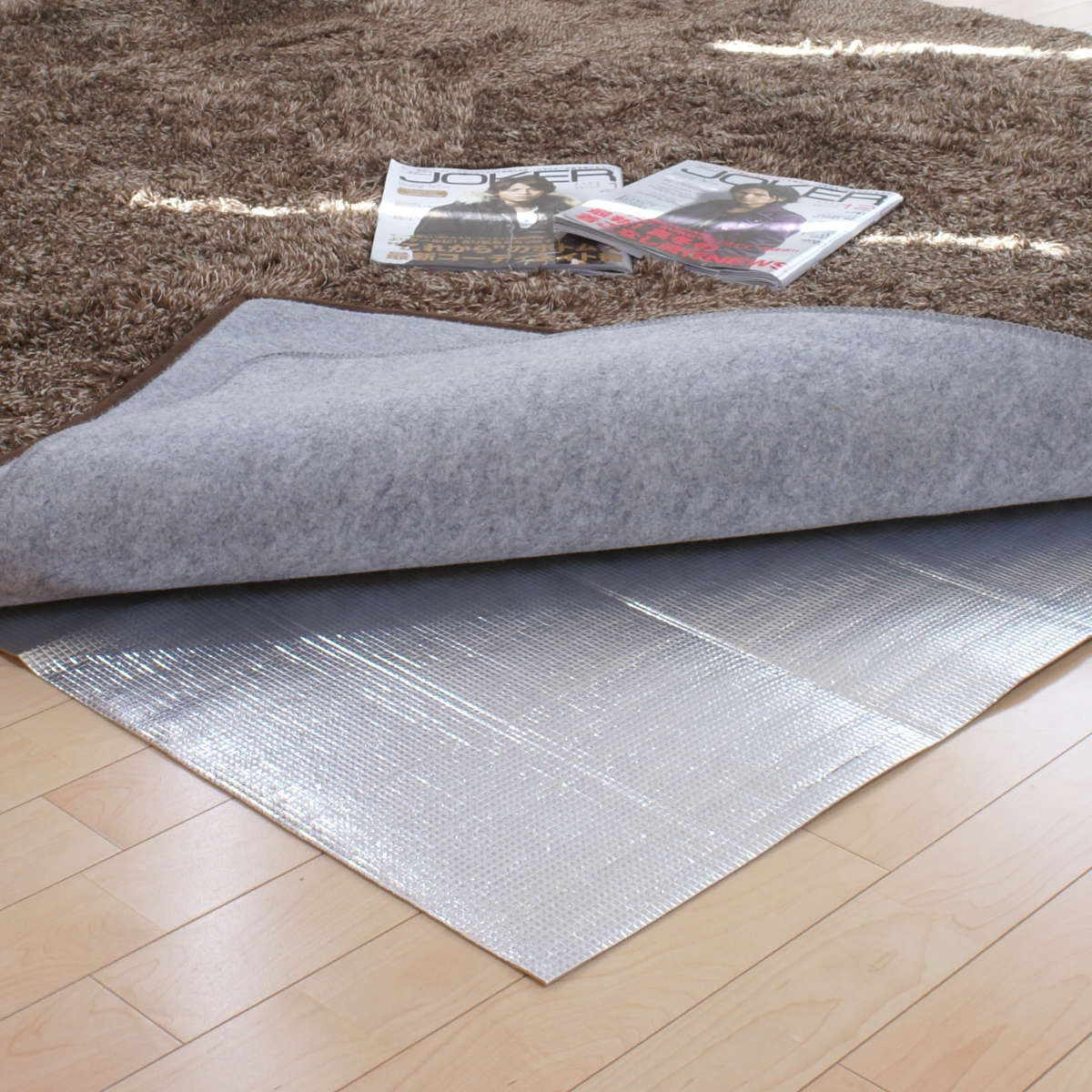 防ダニほかほかDX(デラックス) アルミ 2畳 U-Q937 （ 床 断熱シート