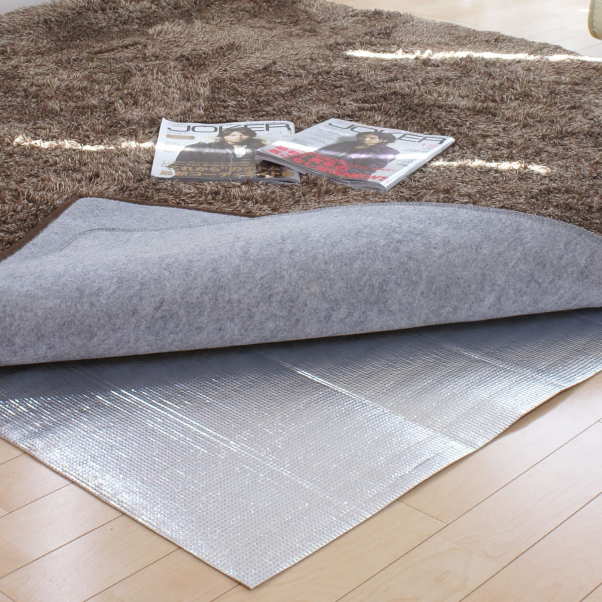 防ダニほかほかDX(デラックス) アルミ 3畳 U-Q938 （ 床 断熱シート
