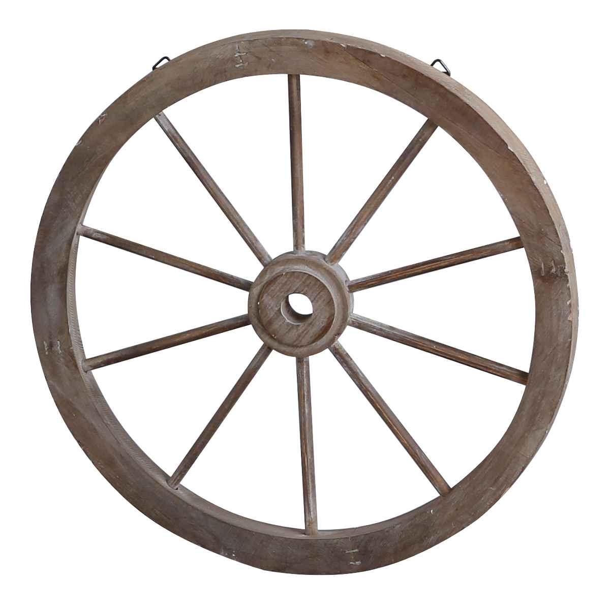 オーナメント ウッド・ホイール S （ ガーデニング雑貨 車輪 木製 ウッドホイール 直径43cm ）