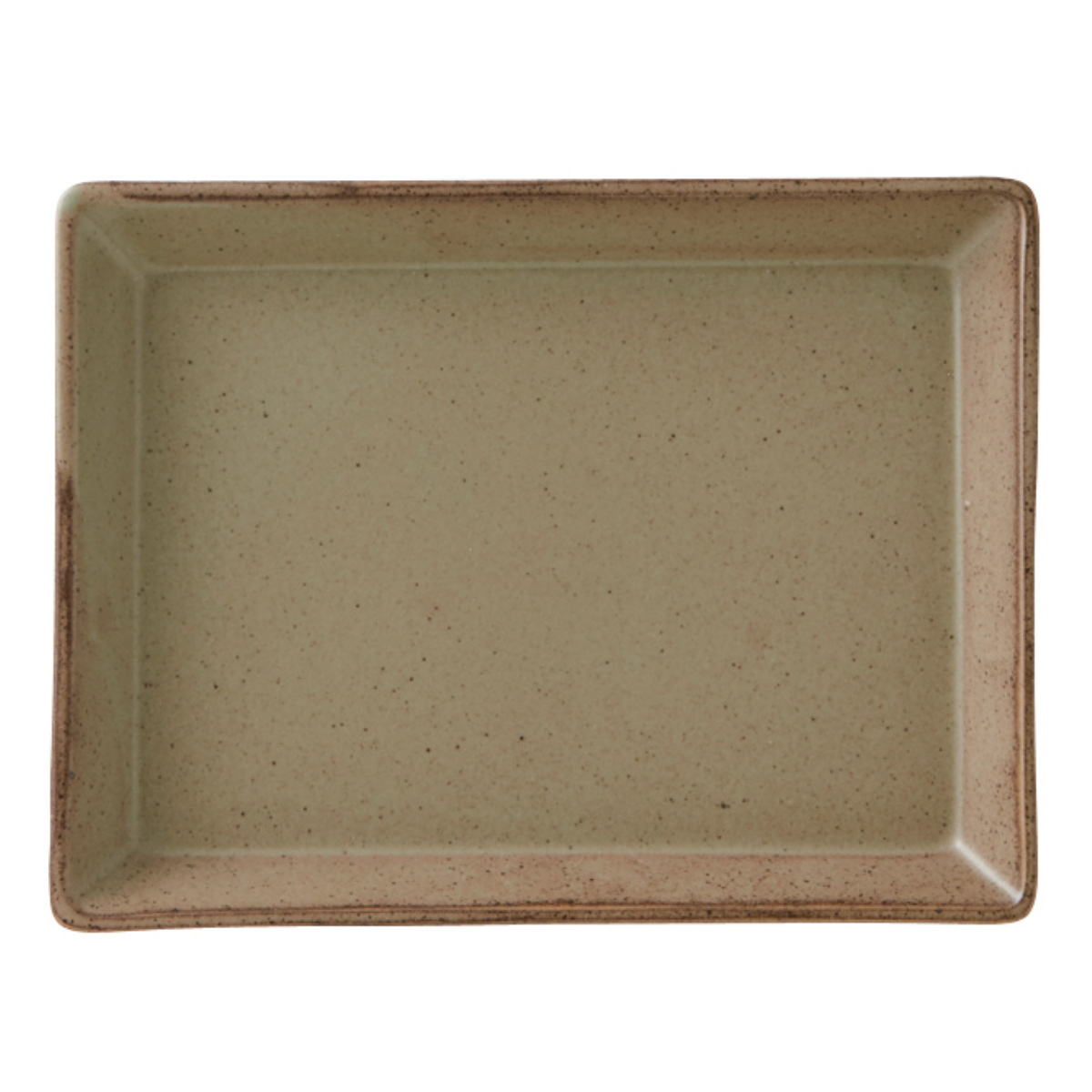 プレート 17.5cm L KASANE レクタングル 陶器 同色4枚セット （ 食洗機