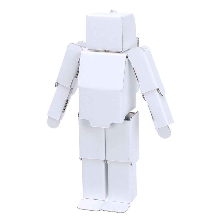 工作キット ダンボール製 hacomo kids ロボット （ ダンボール 段ボール おもちゃ ペーパークラフト 工作 子ども キッズ 組み立て 手作り キット ）