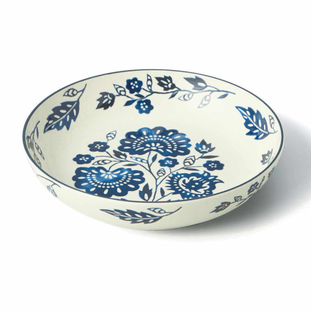 パスタプレート 20cm AIKA 硬質陶器 同柄4枚セット （ 食洗機対応 電子