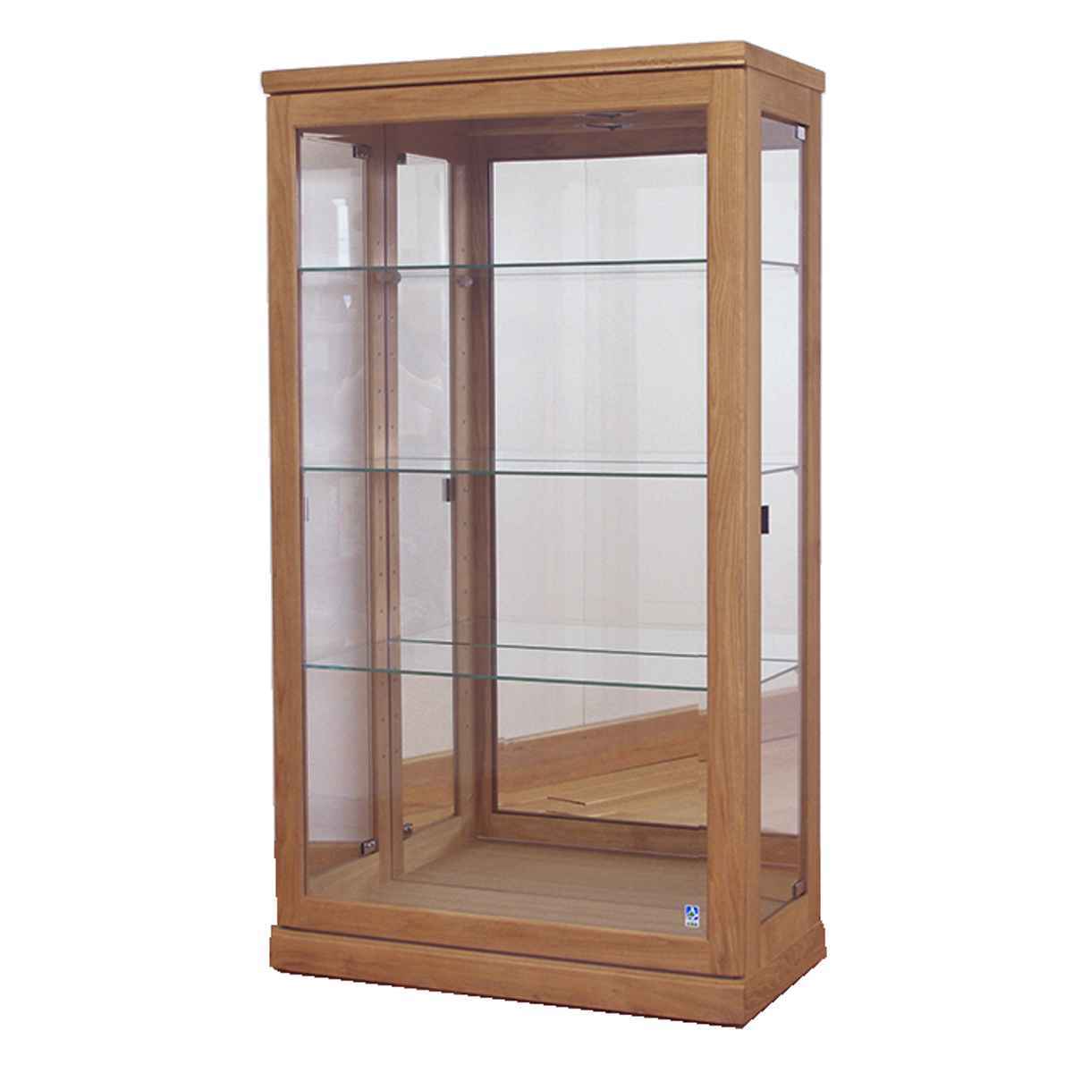 コレクションボード ショーケース 天然木フレーム ミドルタイプ FIGARO