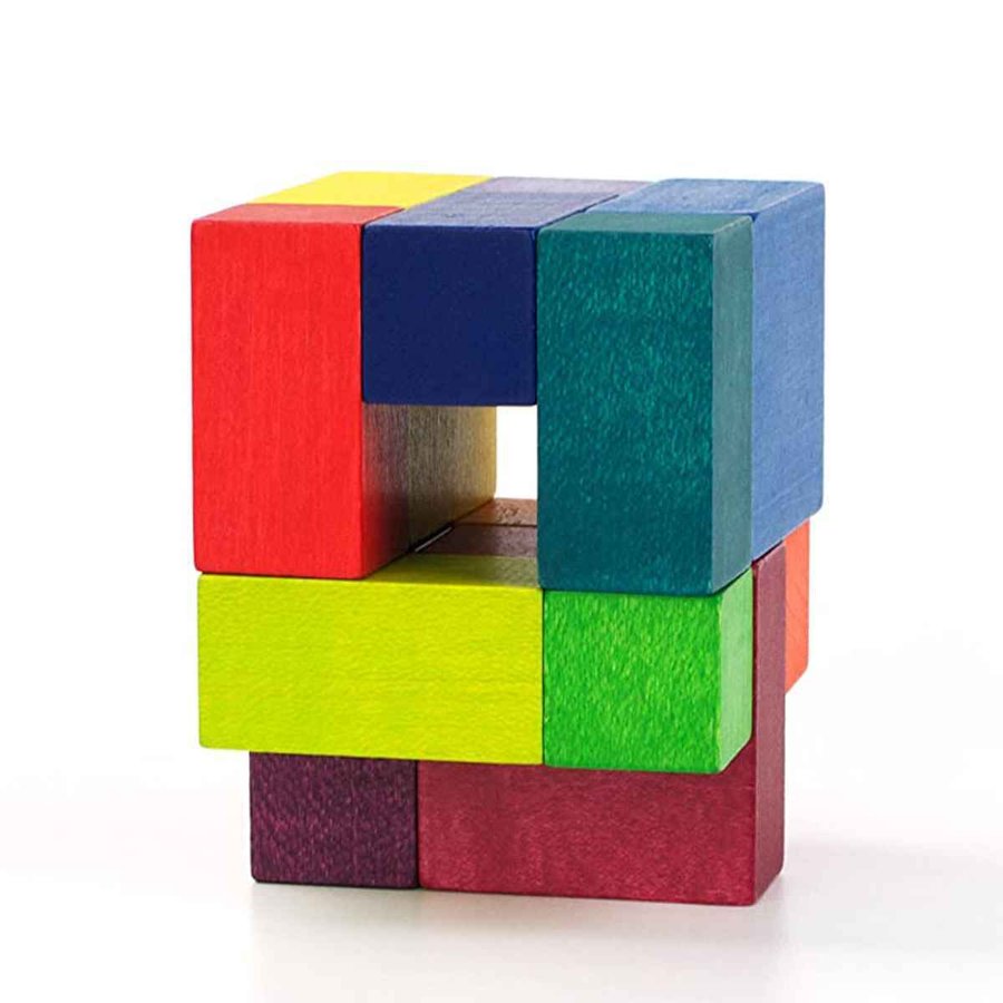 おもちゃ 木製 知育 PlayableARTCube （ 知育玩具 アートキューブ 木 木製キューブ キューブ ブロック 木のおもちゃ 木製玩具 玩具 フィギュア 子ども ）