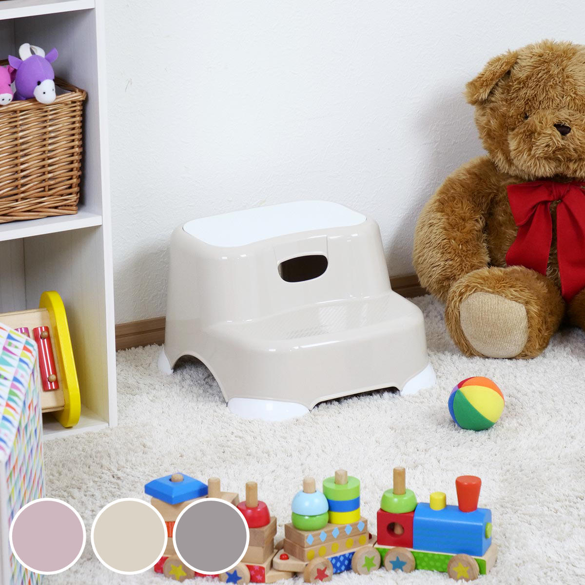 子供馬 ラタン ロッキングホース 籐家具 （ 子供用 乗り物 おもちゃ