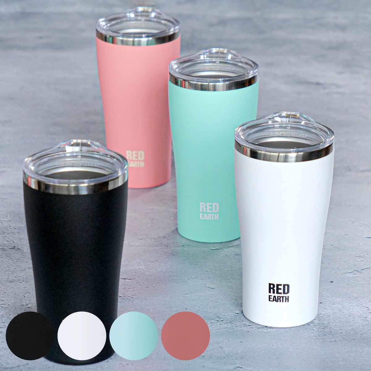 タンブラー フタ付き 500ml RED EARTH ステンレス （ ステンレス 
