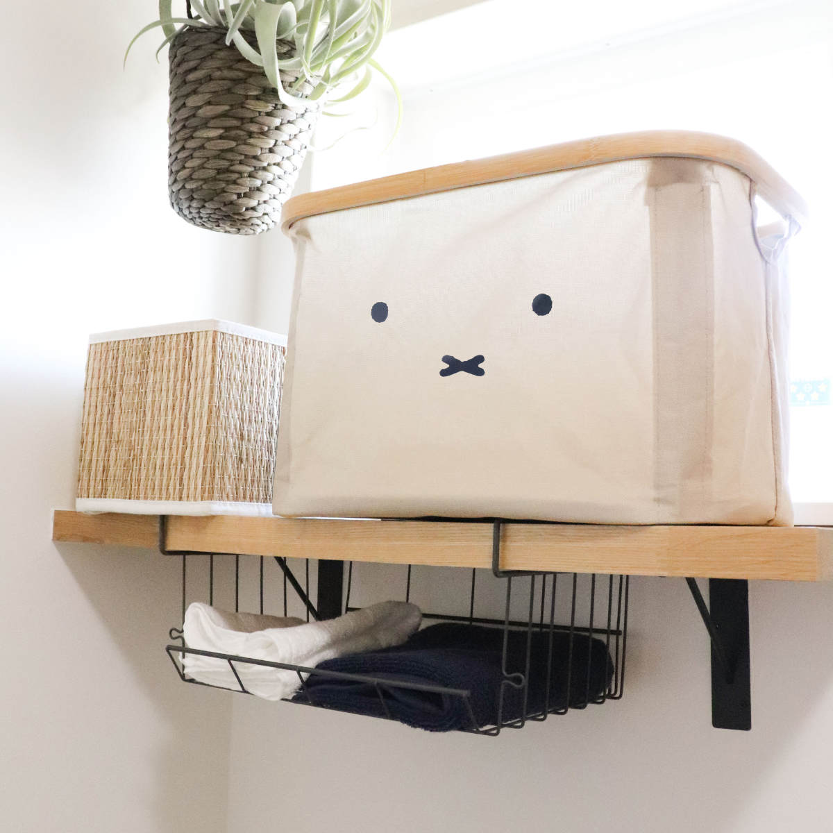 オカトー 収納ボックス miffy バンブーバスケット S （ ミッフィー