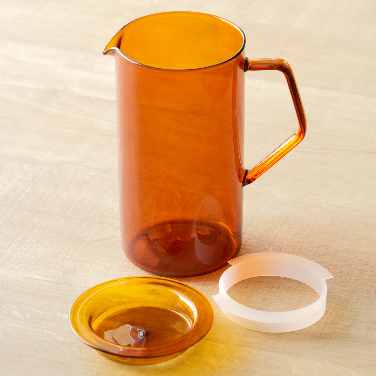 KINTO（キントー） CAST AMBER ジャグ 750ml （ 耐熱ガラス 食洗機対応