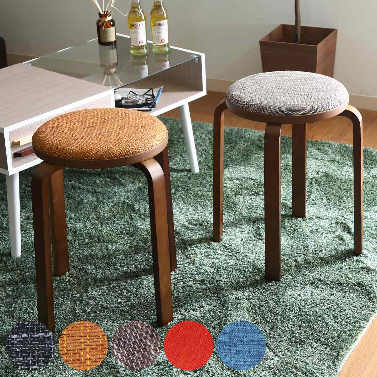 スツール ダルトン DULTON 座面高42〜57cm 高さ調整 木製 天然木