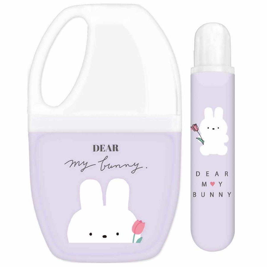 歯みがきセット 抗菌 歯ブラシ 歯磨き粉 ケース ディアマイバニー ヒョッコリ （ 歯磨きセット デンタルセット 歯ブラシセット コップ セット うさぎ ）