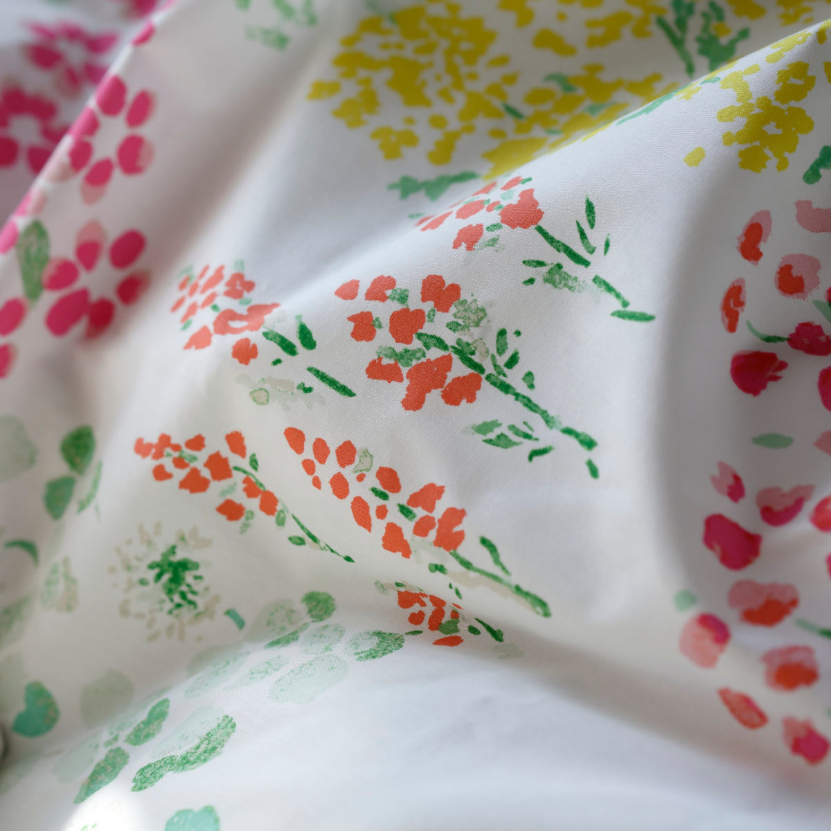 掛け布団カバー Fab the Home シングル ガーデンズ 花柄 綿100