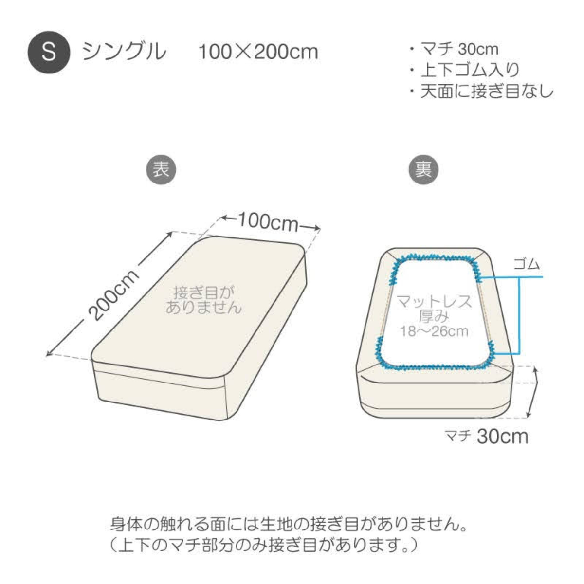 ボックスシーツ Fab the Home シン...の詳細画像3