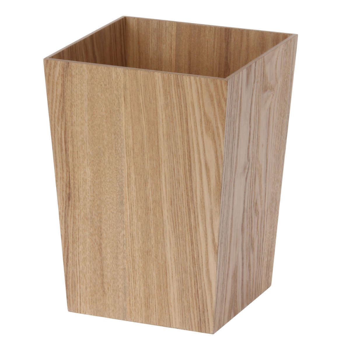 不二貿易（Fuji Boeki） ゴミ箱 突板 木製 （ ごみ箱 幅22cm