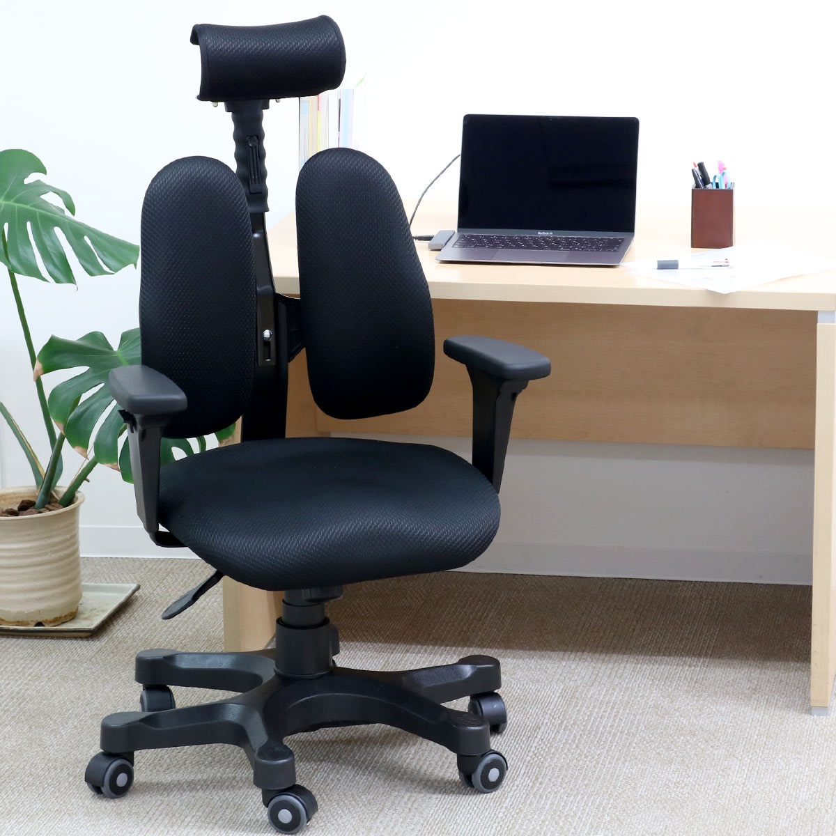 Duorest デュオレスト オフィスチェア 座面高40.8〜49.1cm DR-7501SP