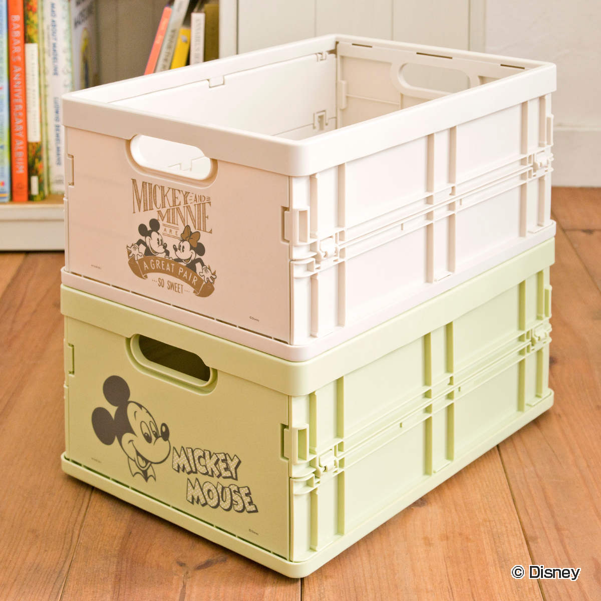 宮武製作所 収納ボックス ディズニー スタッキングミニコンテナ （ 幅