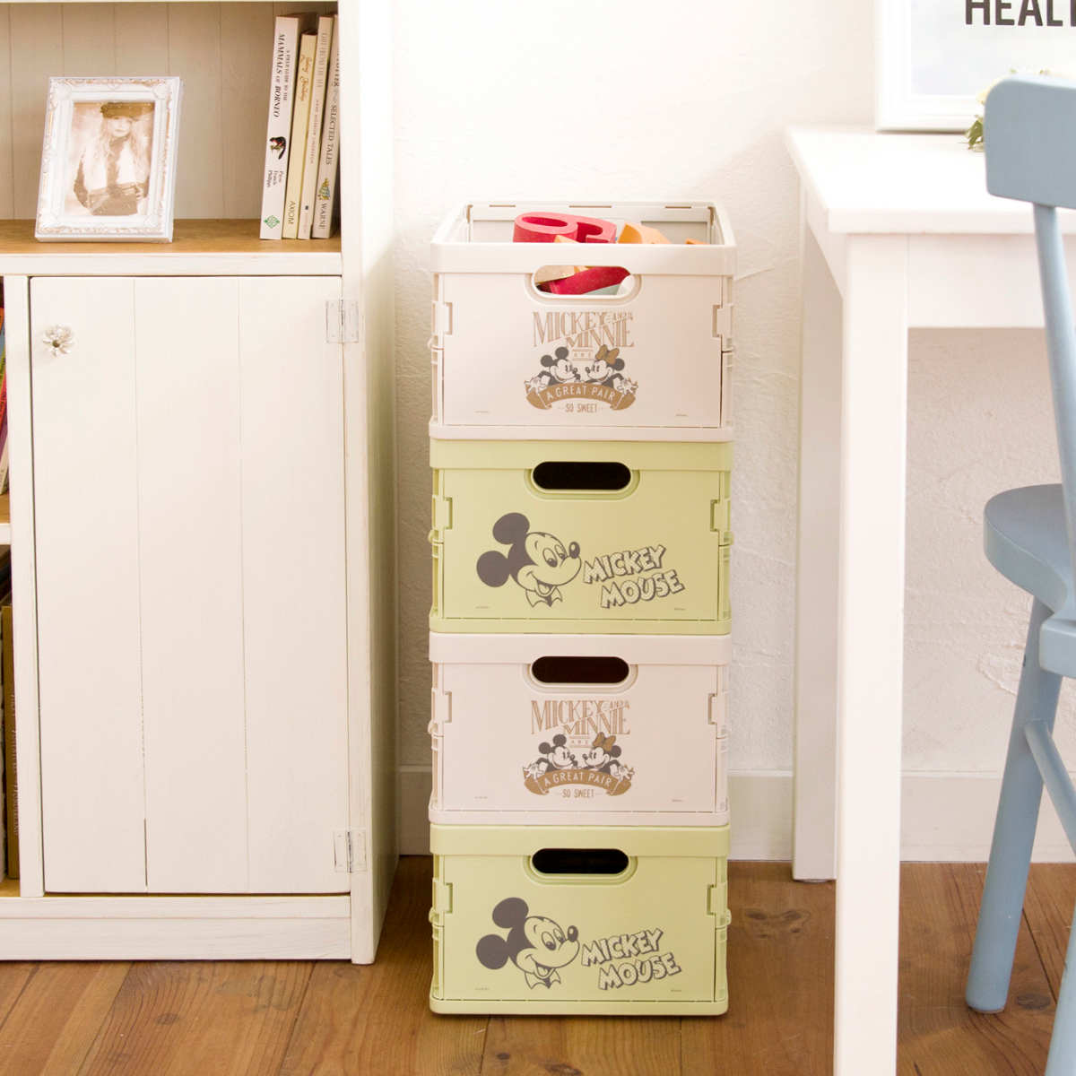 宮武製作所 収納ボックス ディズニー スタッキングミニコンテナ （ 幅