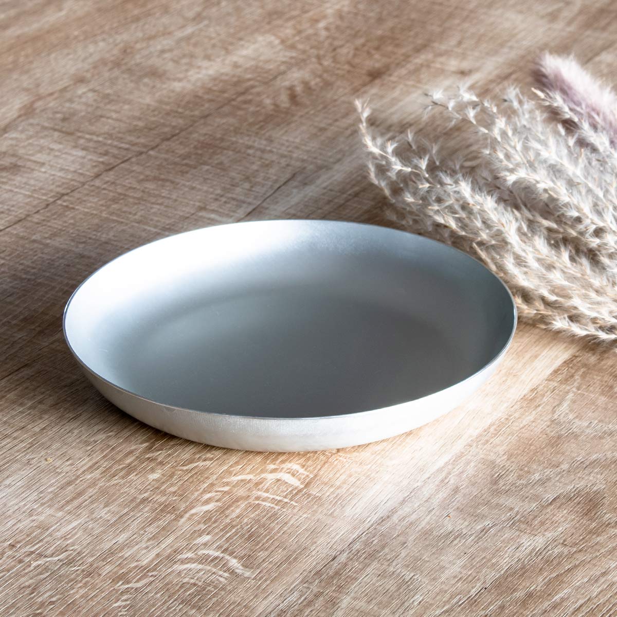 アルミ  皿 アルミ皿 Sサイズ 直径15.9cm （ プレート アルミ製 皿 食器 アルミ 約