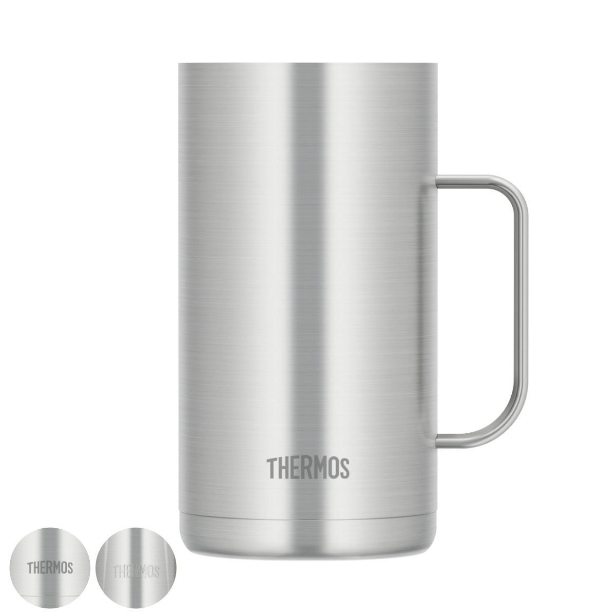 THERMOS（サーモス） ビールジョッキ 1L 真空断熱 ステンレス JDK-1000