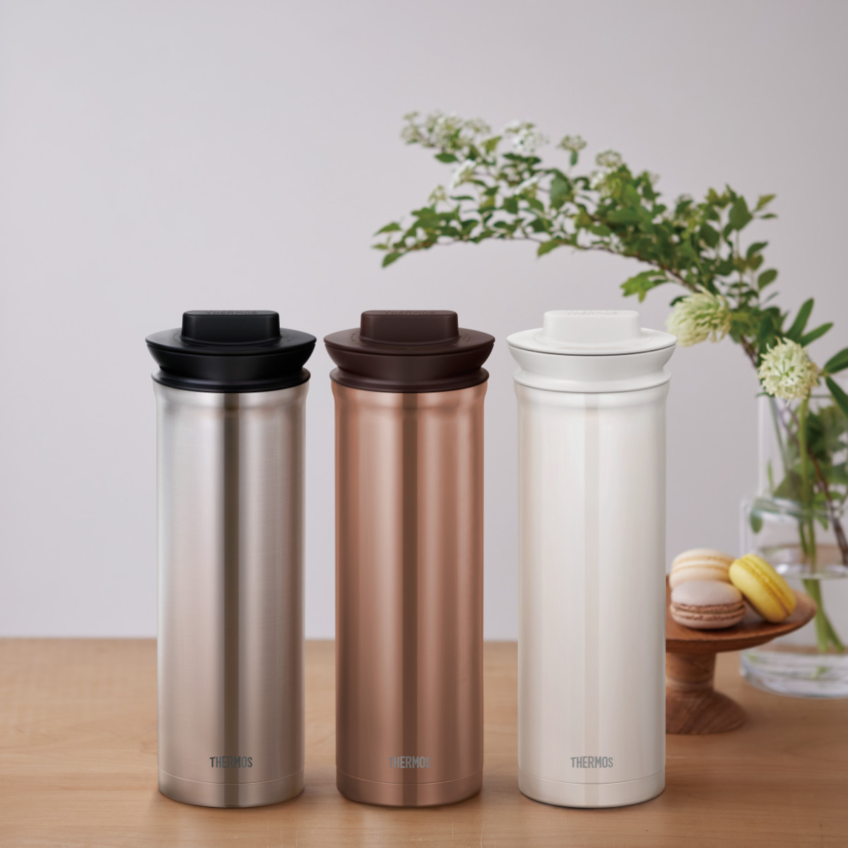 ステンレス製携帯ポット ３本セット THERMOS（サーモス） ポット 1L 保温 魔法瓶 ステンレス TTD-1000