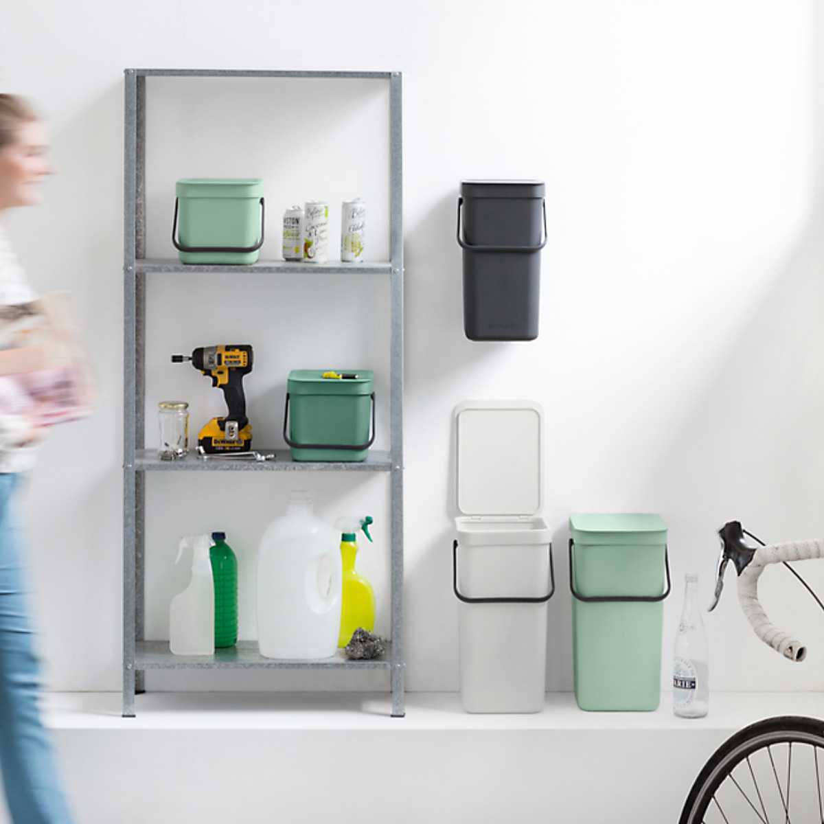 brabantia（ブラバンシア） ゴミ箱 25L ソート＆ゴー ふた付き