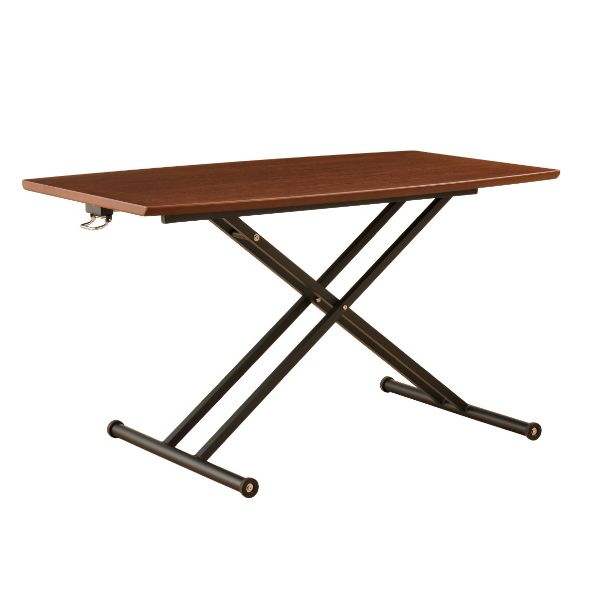 リフトテーブル 幅150cm 高さ調節 木製 天然木突板 （ ダイニングテーブル リビングテーブル ローテーブル 150×72 昇降テーブル 無段階 ）｜interior-palette｜02