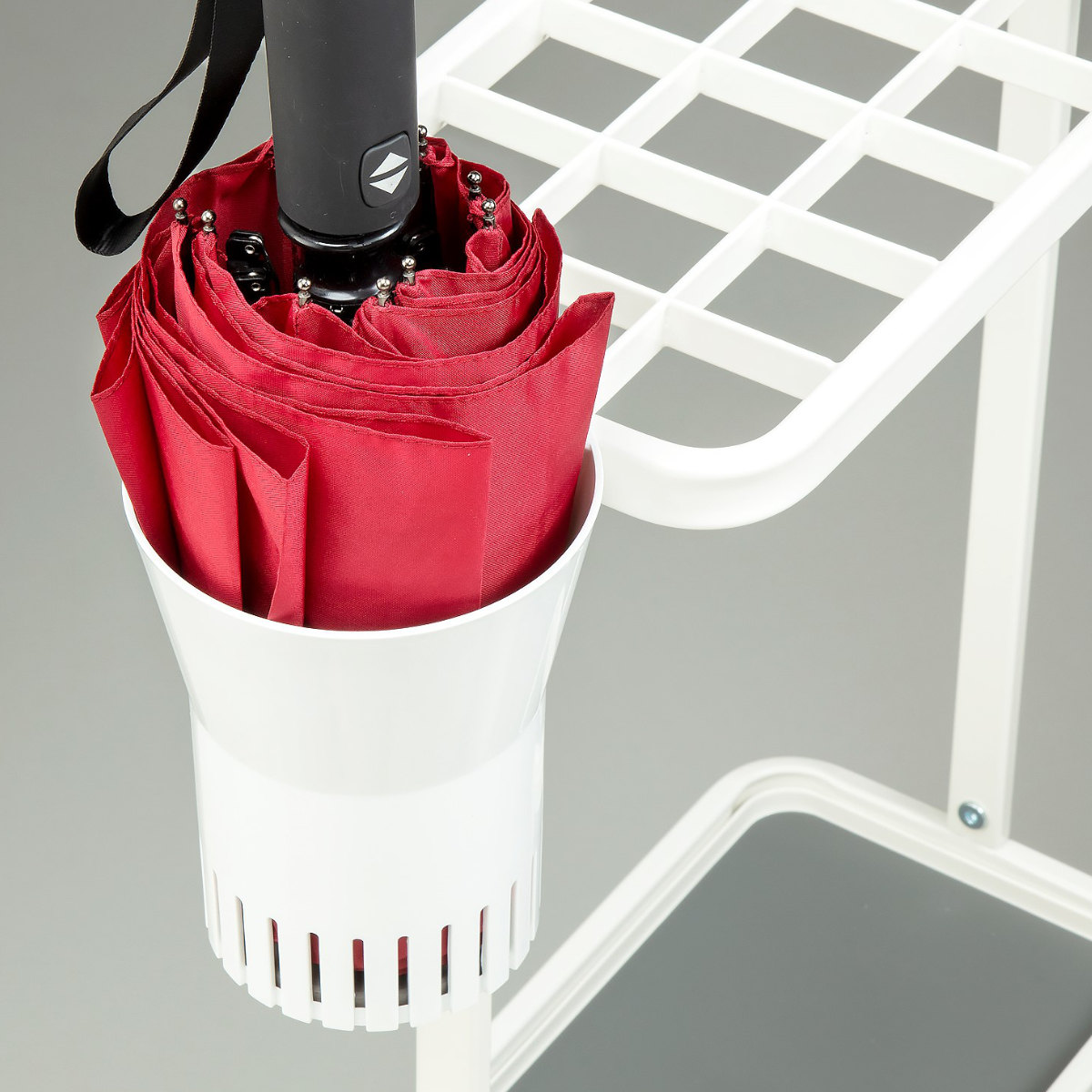 傘ホルダー 1本用 折りたたみ傘 フック式 ワ...の詳細画像2