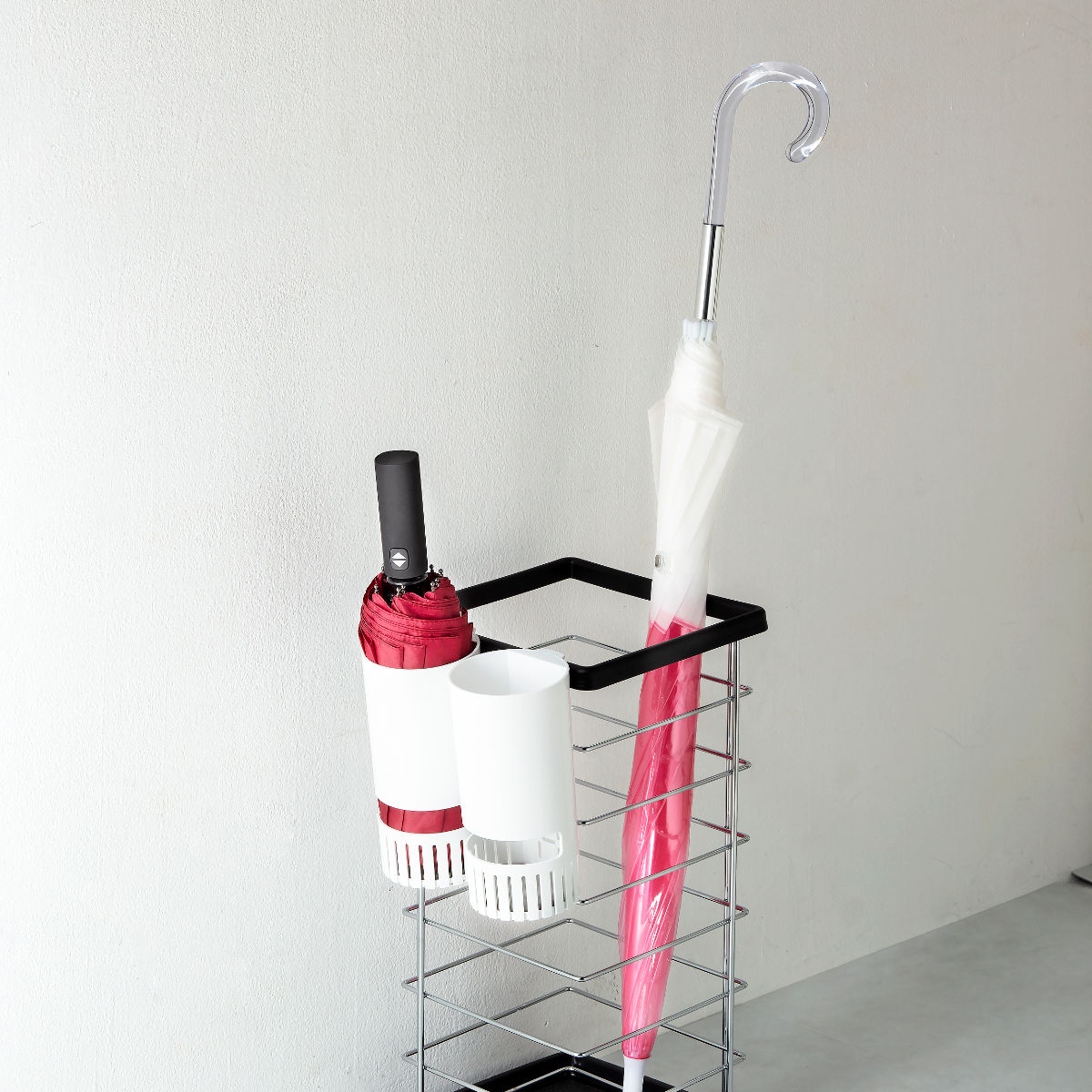 傘ホルダー 1本用 折りたたみ傘 フック式 ス...の詳細画像3