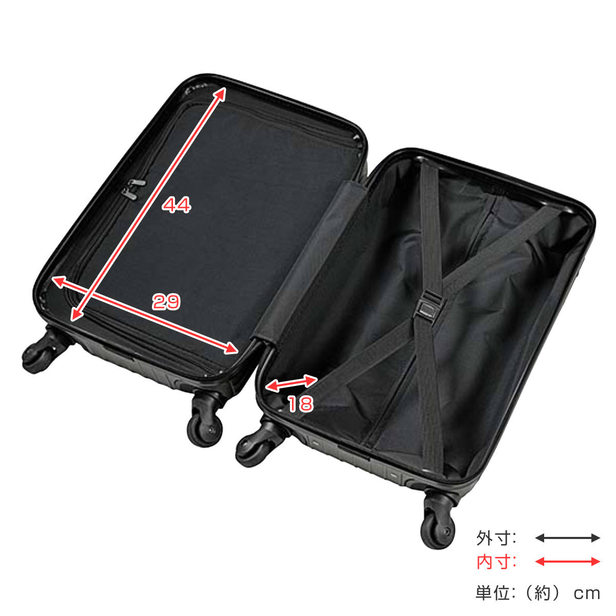 キャリーケース 1泊宿泊 24L LEGEND ( 機内持ち込み 軽量 TSAロック キャリーケース 1泊宿泊 24L LEGEND ( 機内持ち込み 軽量 TSAロック