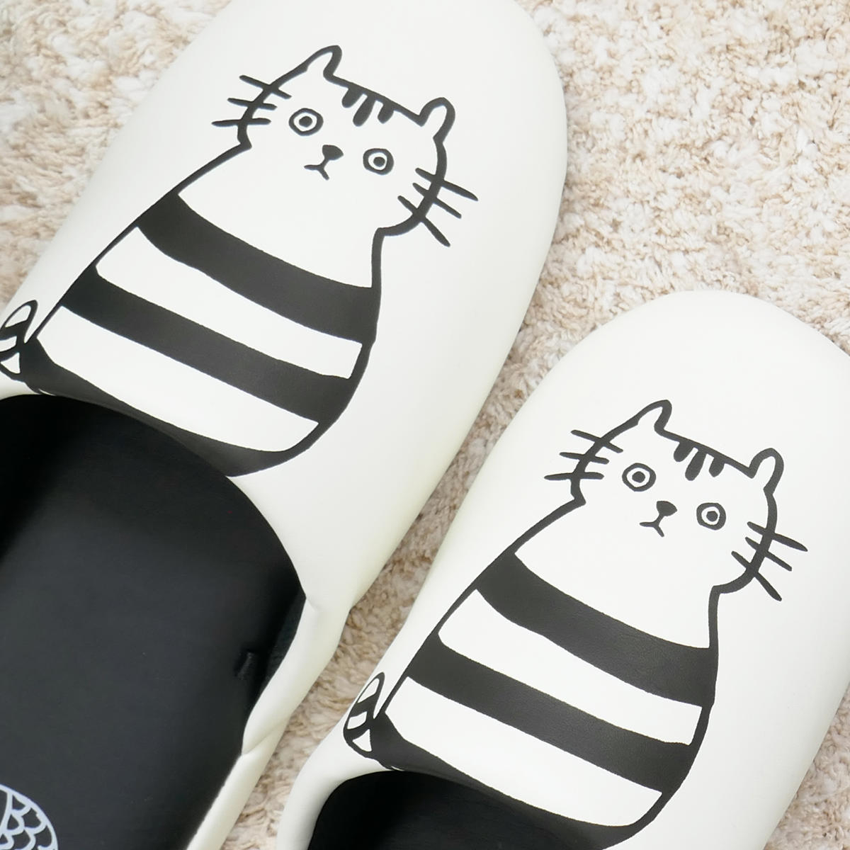 スリッパ トイレ 拭けるトイレスリッパ 猫 (...の詳細画像4