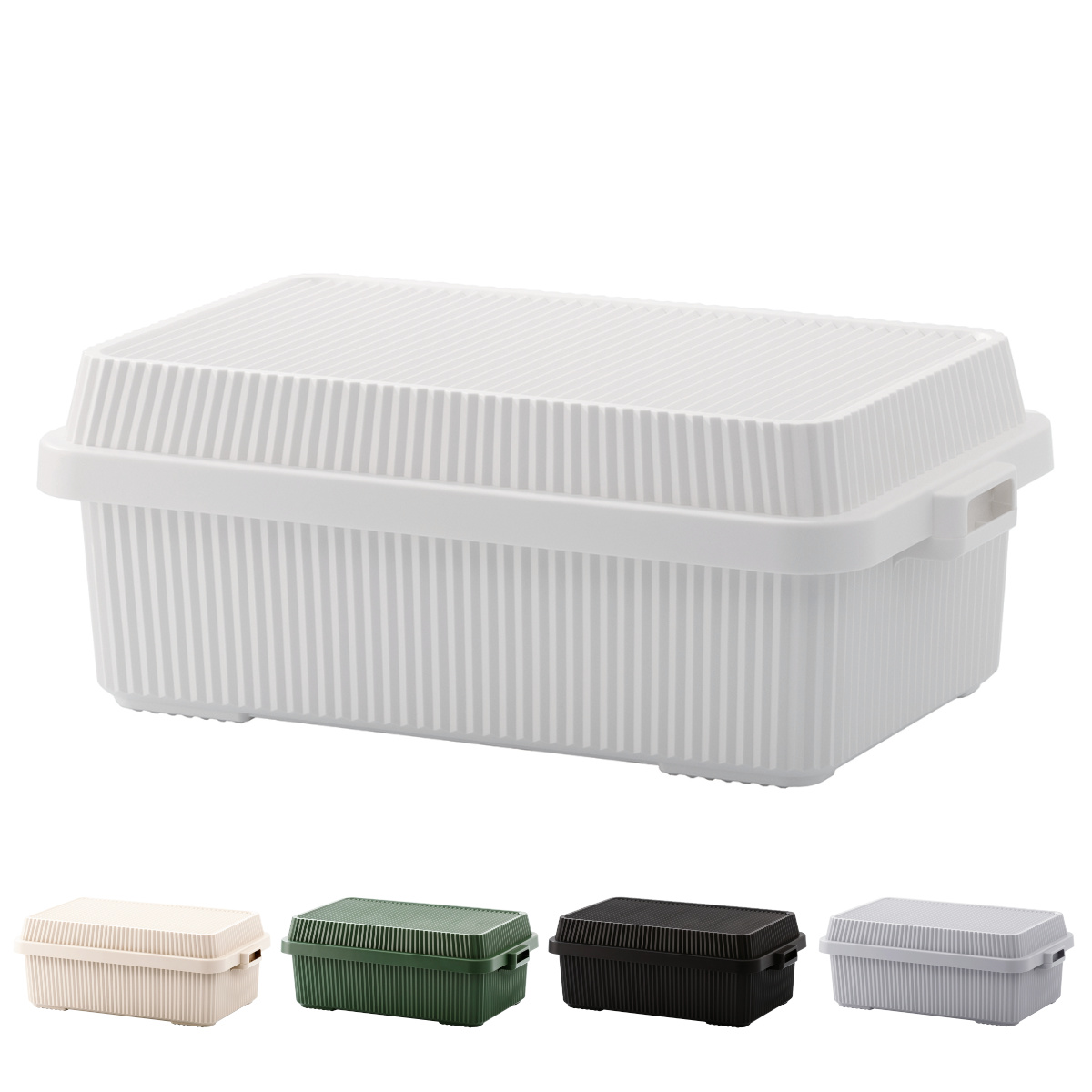 吉川国工業所 コンテナボックス 53L 浅型 スタックアップコンテナー53