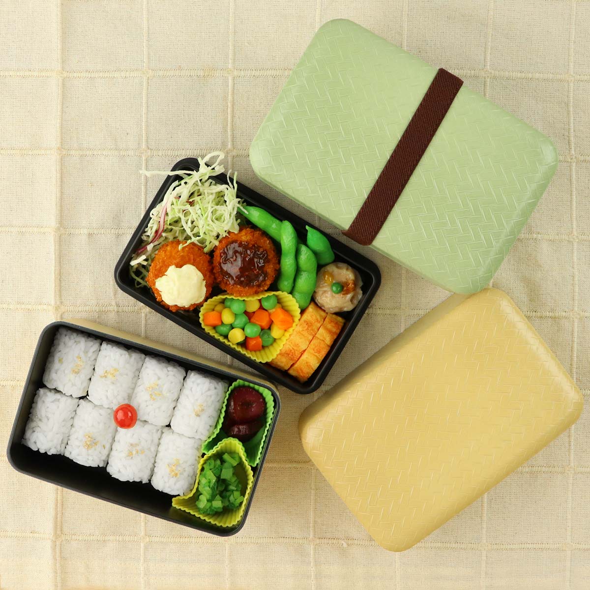 弁当箱 2段 900ml あじろ竹籠 武蔵弁当箱 （ お弁当箱 ランチボックス