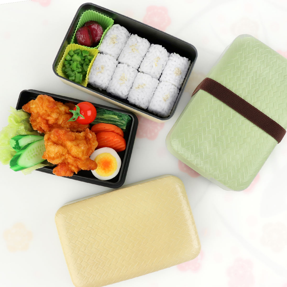 弁当箱 2段 900ml あじろ竹籠 武蔵弁当箱 （ お弁当箱 ランチボックス