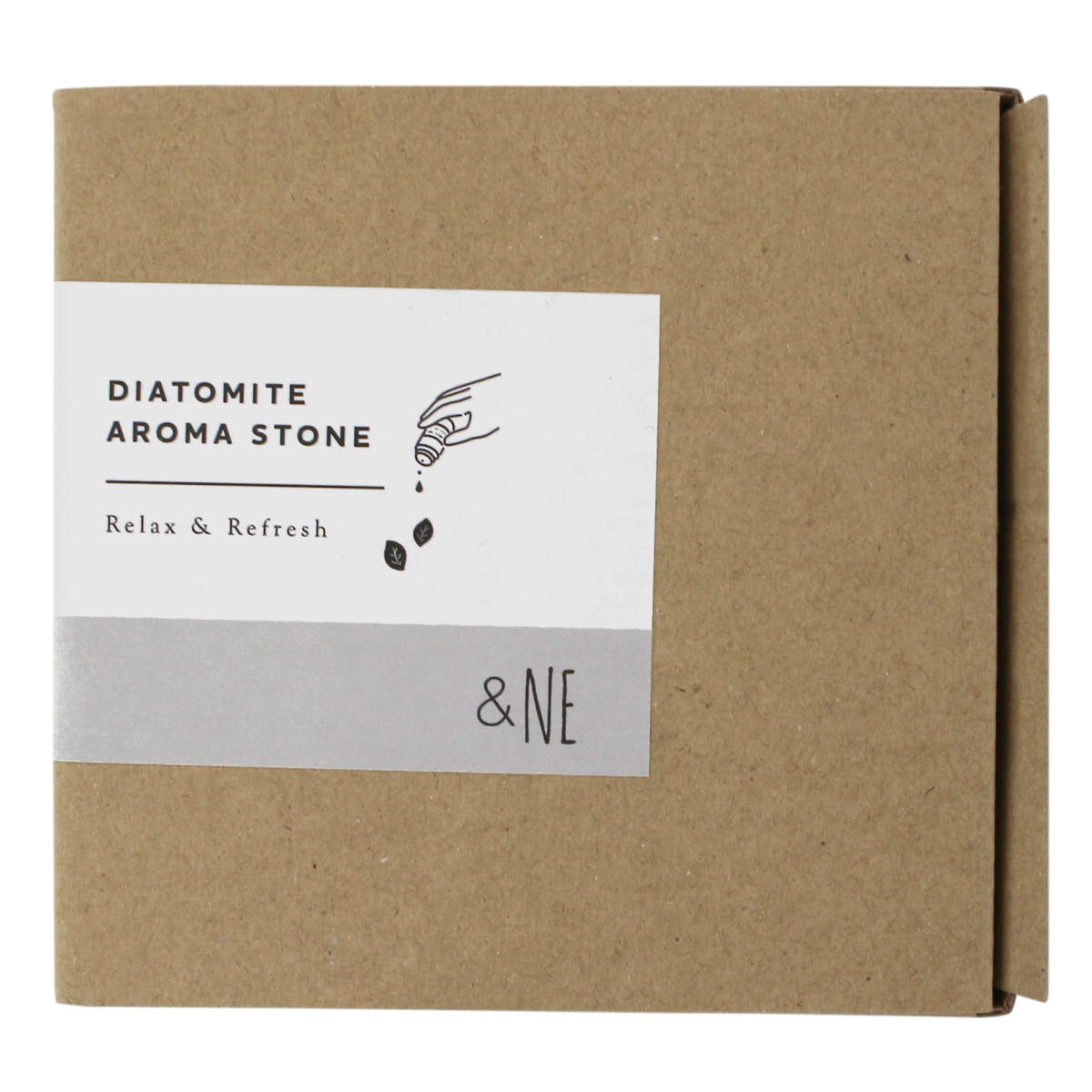 ＆NE アロマストーン プレート付き珪藻土アロマストーン （ アロマ