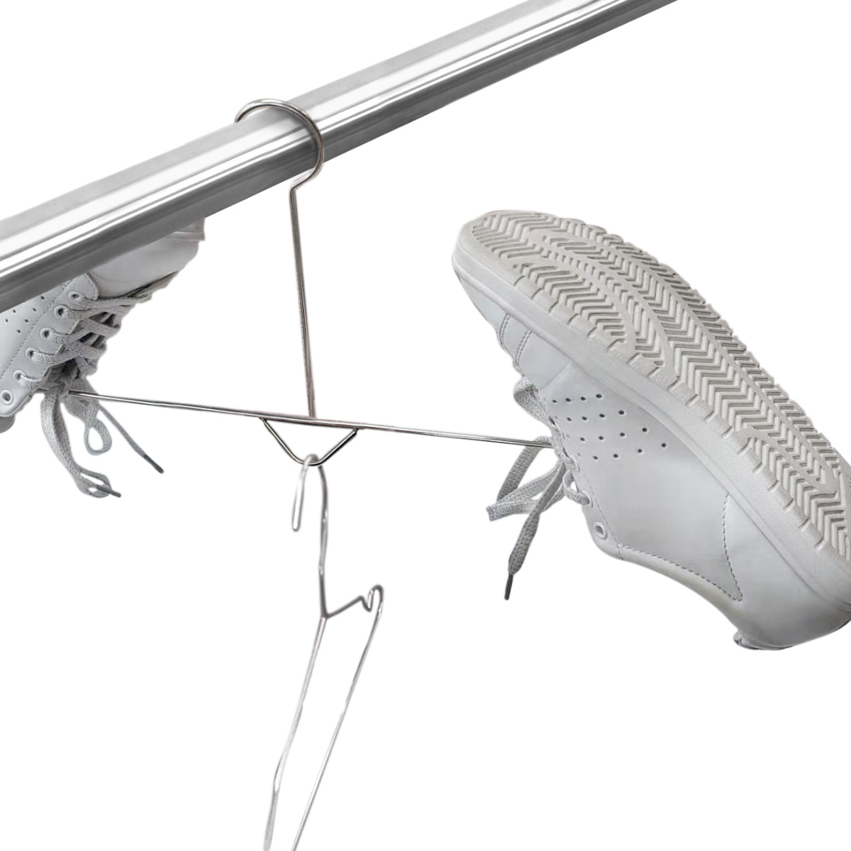 ハンガー シューズハンガー クレモア ステンレス （ 物干し 室内 洗濯 洗濯ハンガー シューズ 靴 ステンレスハンガー ）