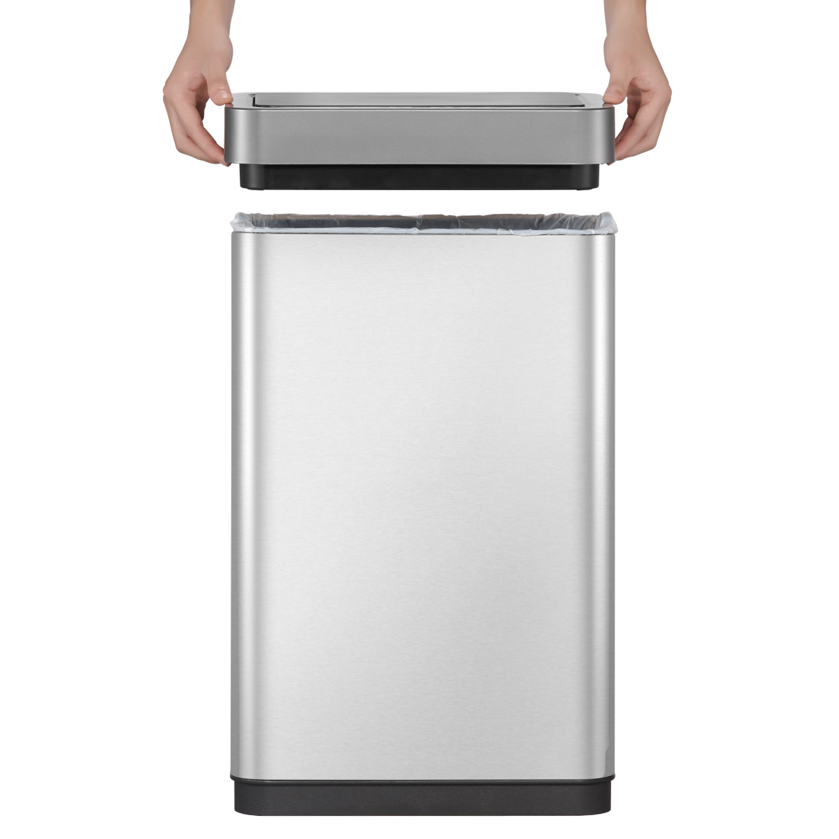 EKO ゴミ箱 30L ミラージュ X センサービン インナーあり （ ごみ箱 30リットル センサー 自動開閉 自動 ダストボックス ふた付き シンプル おしゃれ ）_9