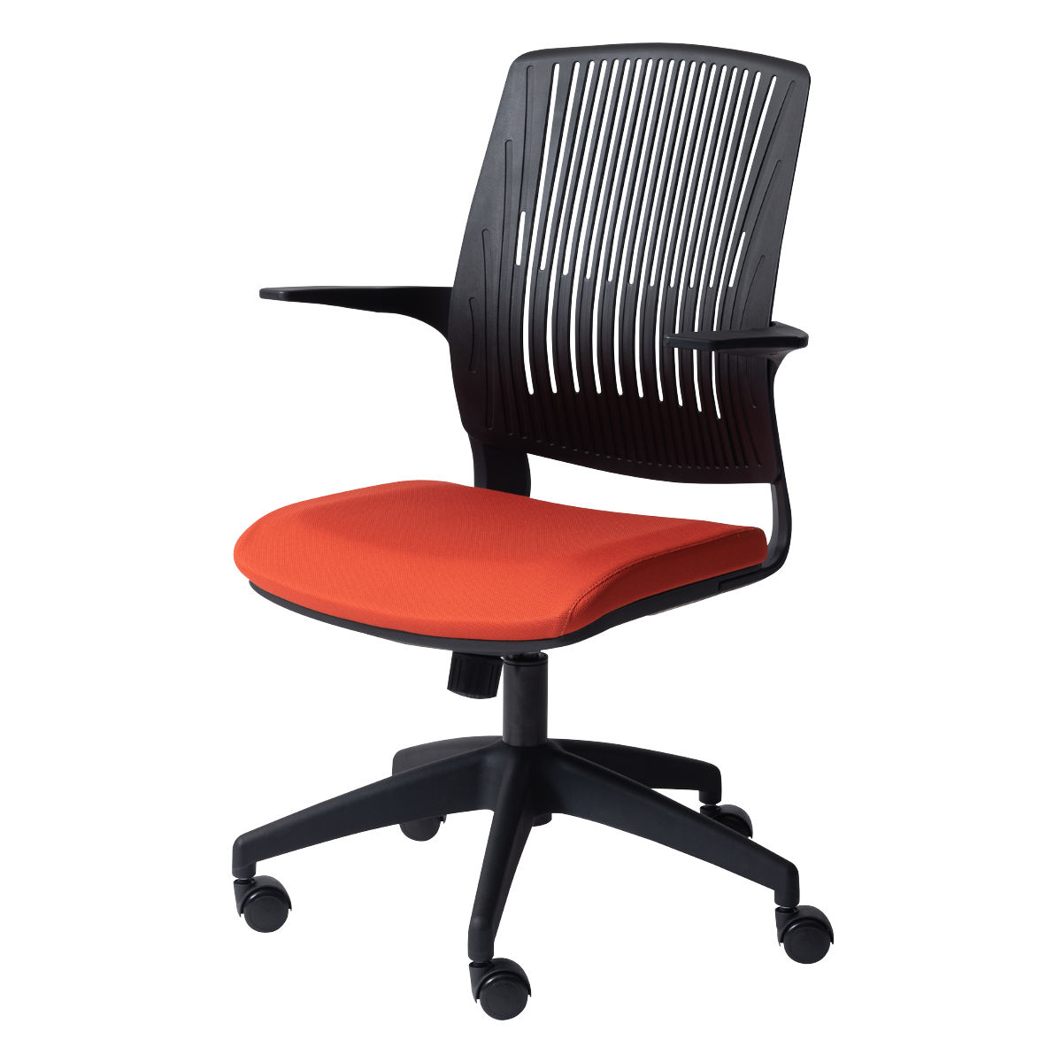 インターネット オフィスチェア 座面高45〜52cm 肘掛け キャスター ロッキング （ デスクチェア チェアー 椅子 パソコンチェア ロッキングチェア ）