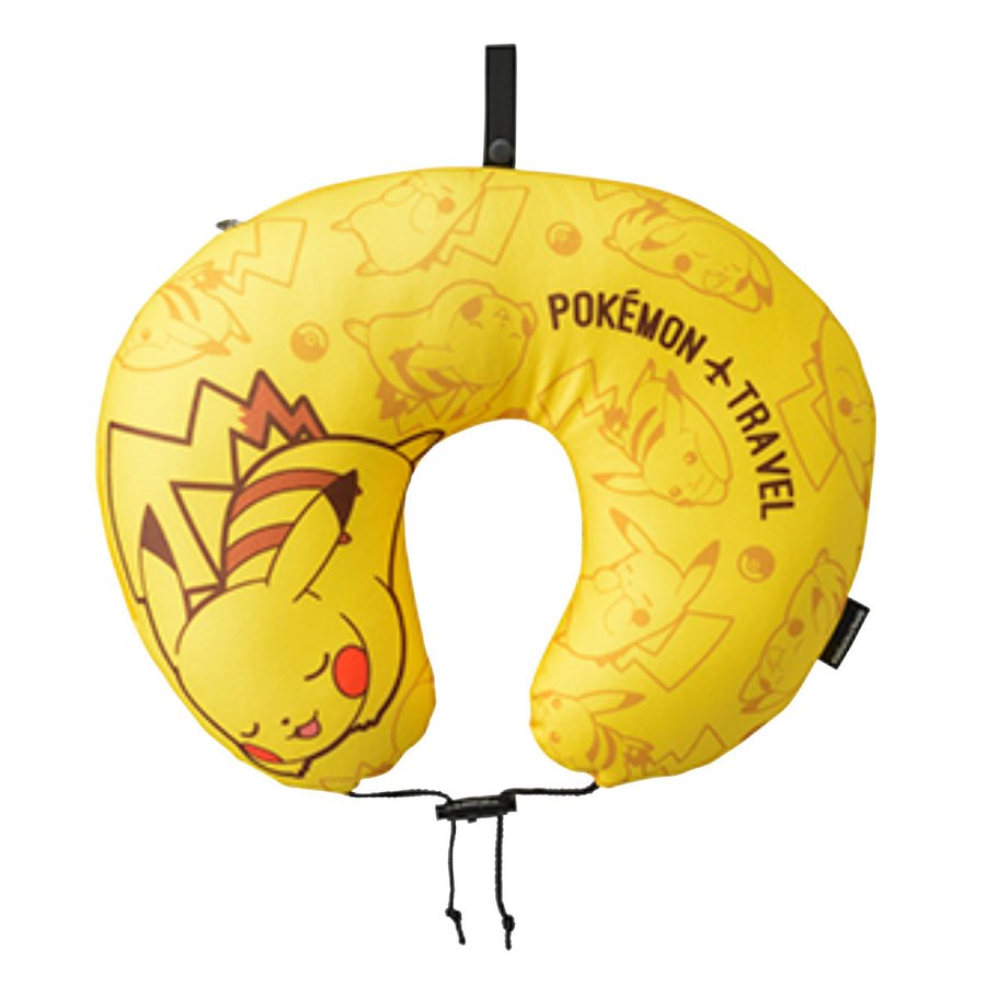トラベルクッション モンスターボールとピカチュウにもなる変身ネックピロー2 ポケットモンスター （ トラベルピロー 枕 クッション ポケモン ピカチュウ ）