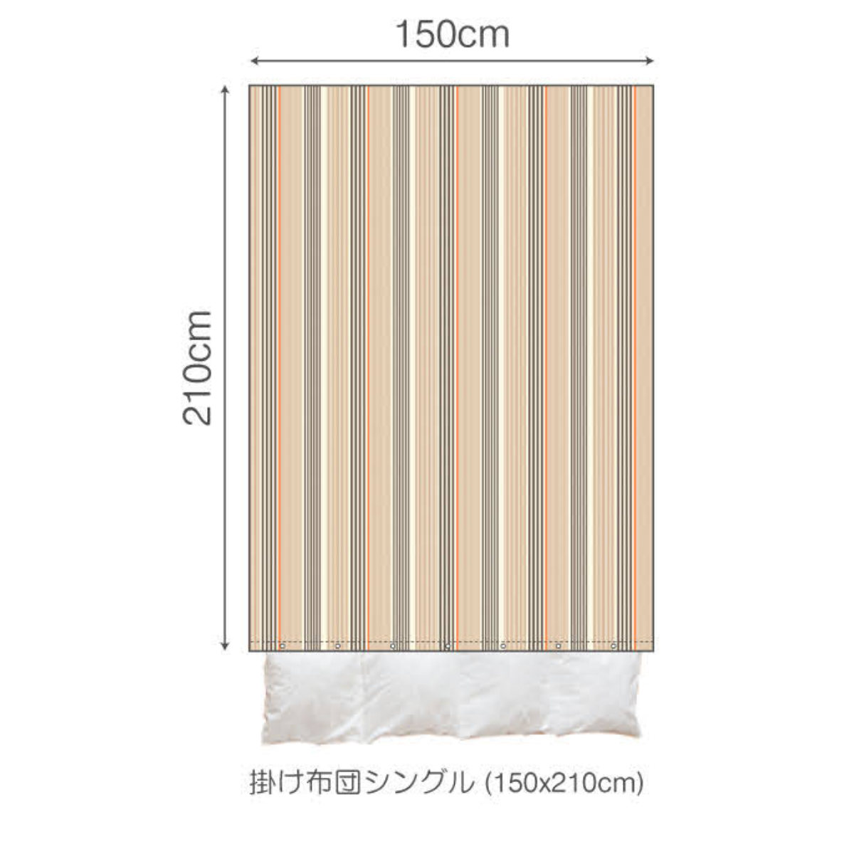 掛け布団カバー Fab the Home シングル テラ 綿100％ （ 布団カバー かけ布団カバー 掛けふとんカバー 掛けカバー ファブザホーム ） | ブランド登録なし | 02