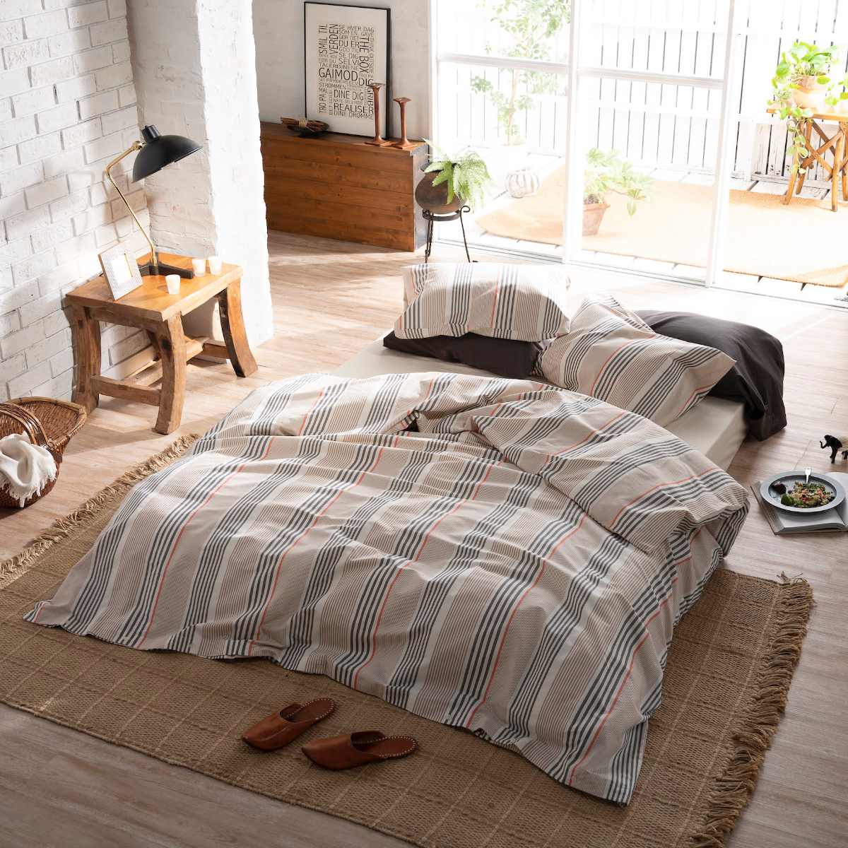 掛け布団カバー Fab the Home シングル テラ 綿100％ （ 布団カバー かけ布団カバー 掛けふとんカバー 掛けカバー ファブザホーム ） | ブランド登録なし | 09