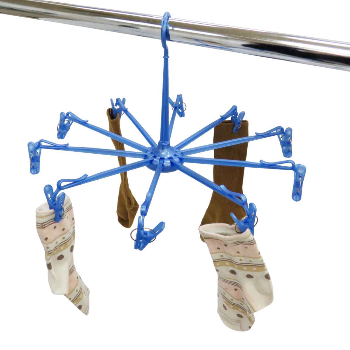 洗濯ハンガー ミニパラソルハンガー （ 洗濯 ハンガー ピンチハンガー 洗濯ピンチ 折り畳み 折りたたみ ピンチ コンパクト ）