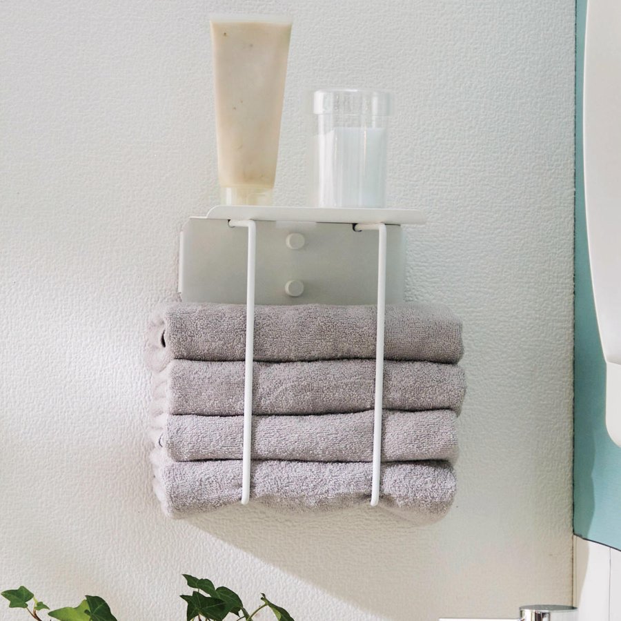 収納 タオル 整う収納 （ タオル収納 ホルダー ケース タオルケース トイレットペーパー トイレ タオルホルダー 洗面所 吊り下げ ）
