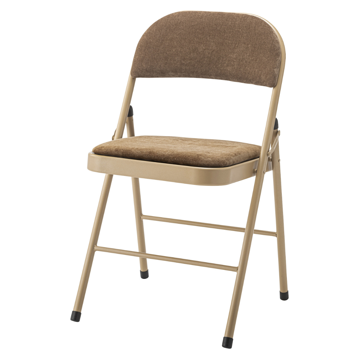 折りたたみ椅子 同色4脚セット 座面高48cm ファブリック ベロア調 パイプ椅子 （ 折り畳みイス 折り畳み椅子 折りたたみ式 簡易椅子 椅子 チェア チェアー ）｜interior-palette｜02