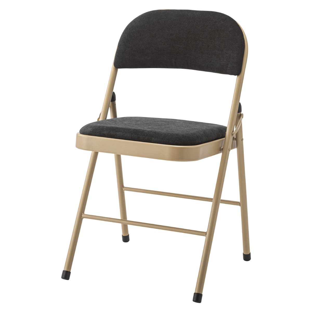折りたたみ椅子 同色4脚セット 座面高48cm ファブリック ベロア調 パイプ椅子 （ 折り畳みイス 折り畳み椅子 折りたたみ式 簡易椅子 椅子 チェア チェアー ）｜interior-palette｜03