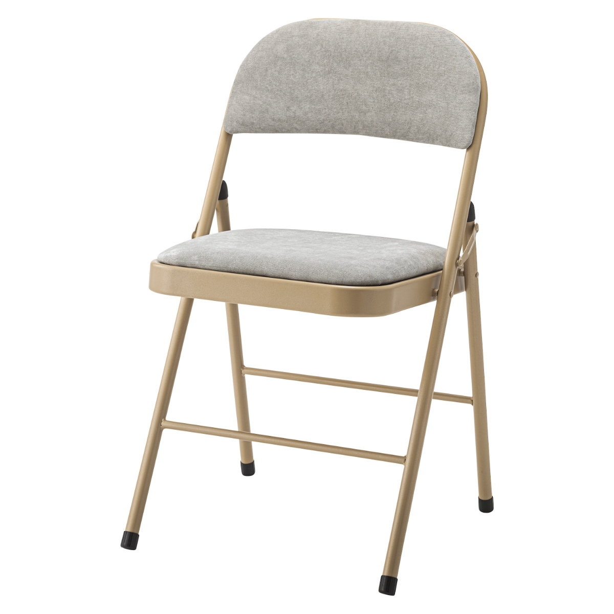 折りたたみ椅子 同色4脚セット 座面高48cm ファブリック ベロア調 パイプ椅子 （ 折り畳みイス 折り畳み椅子 折りたたみ式 簡易椅子 椅子 チェア チェアー ）｜interior-palette｜06