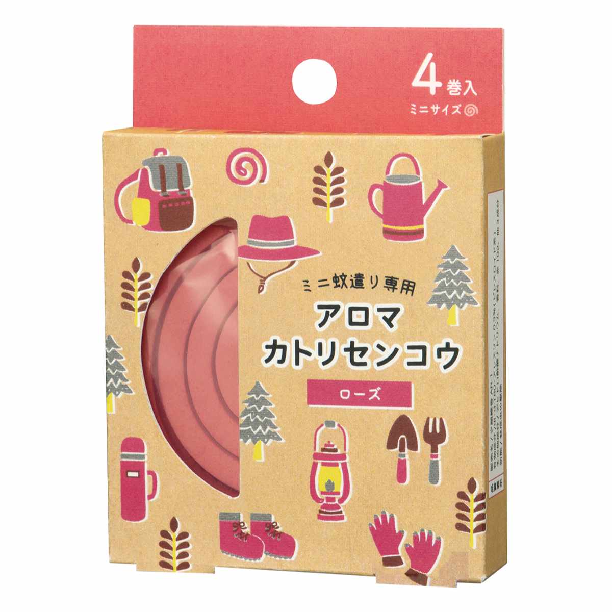 蚊取り線香 ミニサイズ アロマカトリセンコウ 約2時間 日本製 （ 蚊