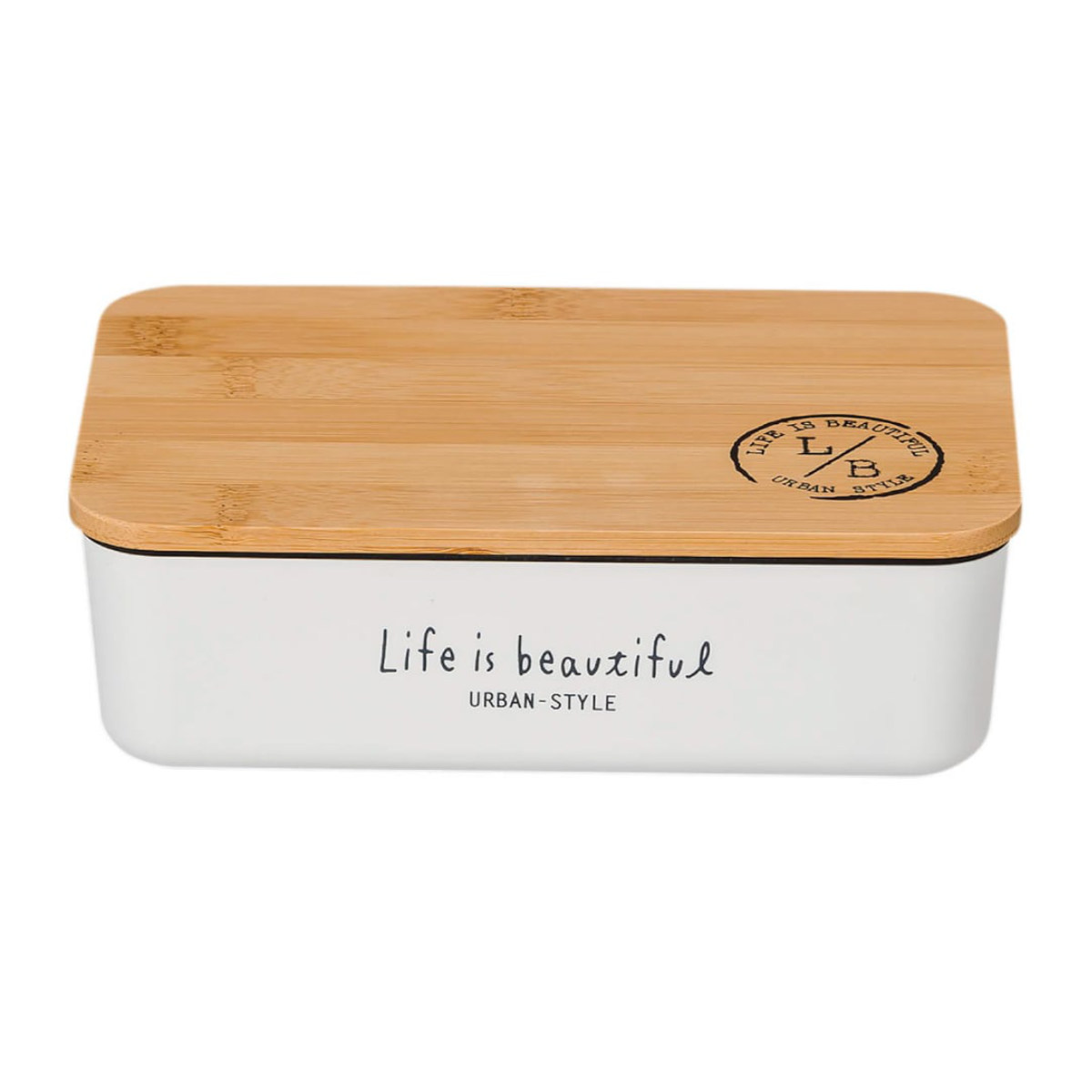 正和 弁当箱 1段 600ml バンブー LIFE IS BEAUTIFUL 長角一段ランチ
