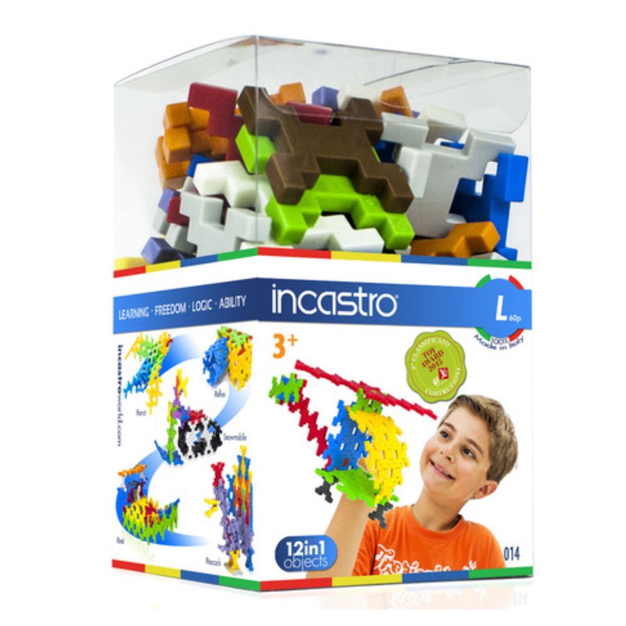 おもちゃ インカストロ Ｌサイズ 60ピース入り 知育玩具 小学生
