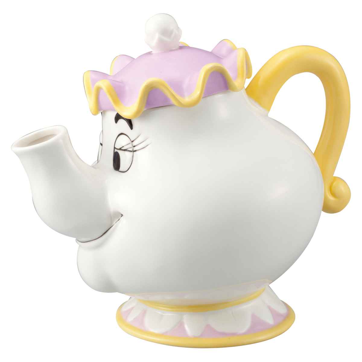 サンアート ティーポット 900ml 美女と野獣 ポット夫人 磁器 （ 紅茶